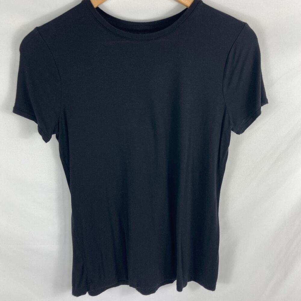 Nine West Soft Spun Black Tshirt Size Small